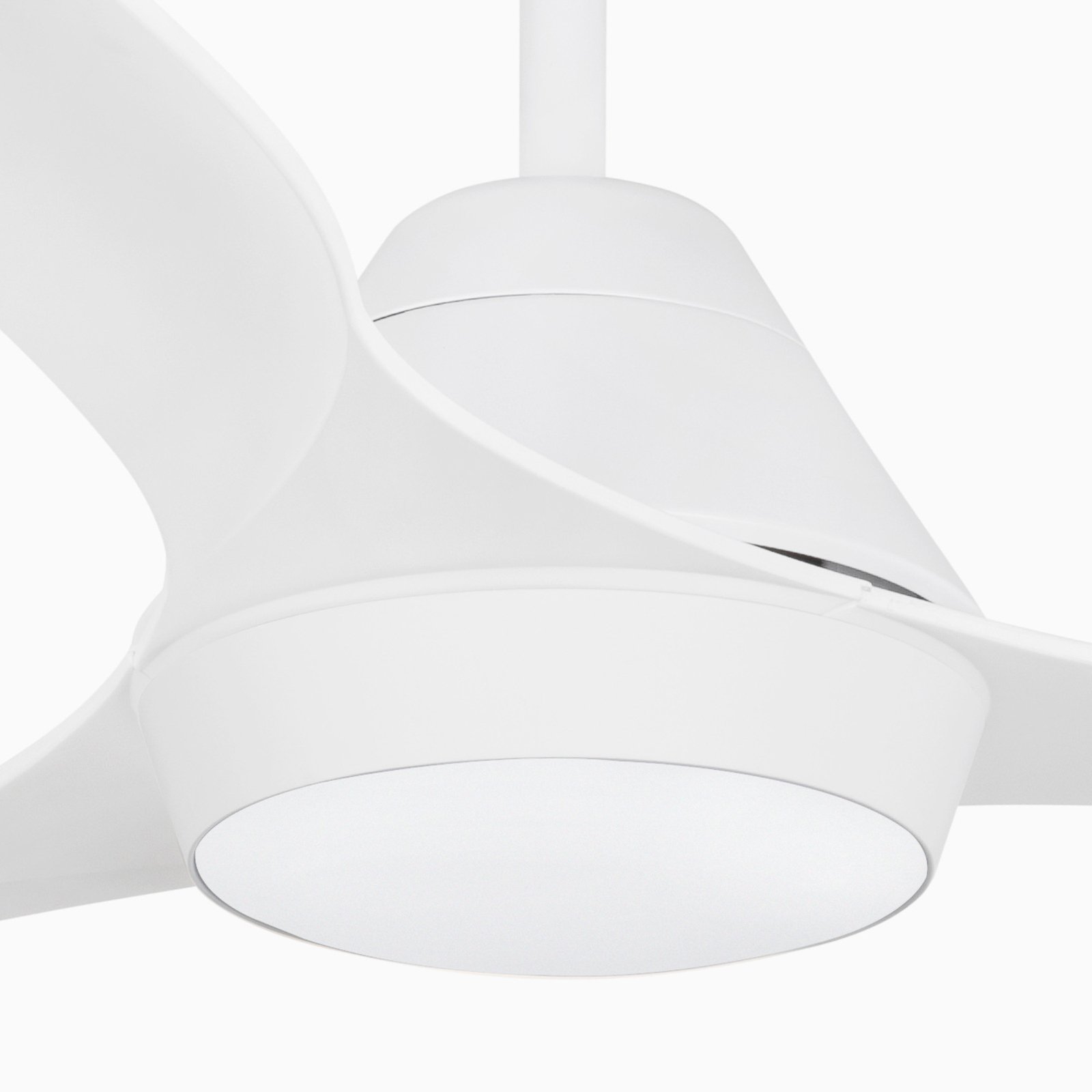 Ventilateur plafond LED Polaris L, 3 pales, blanc