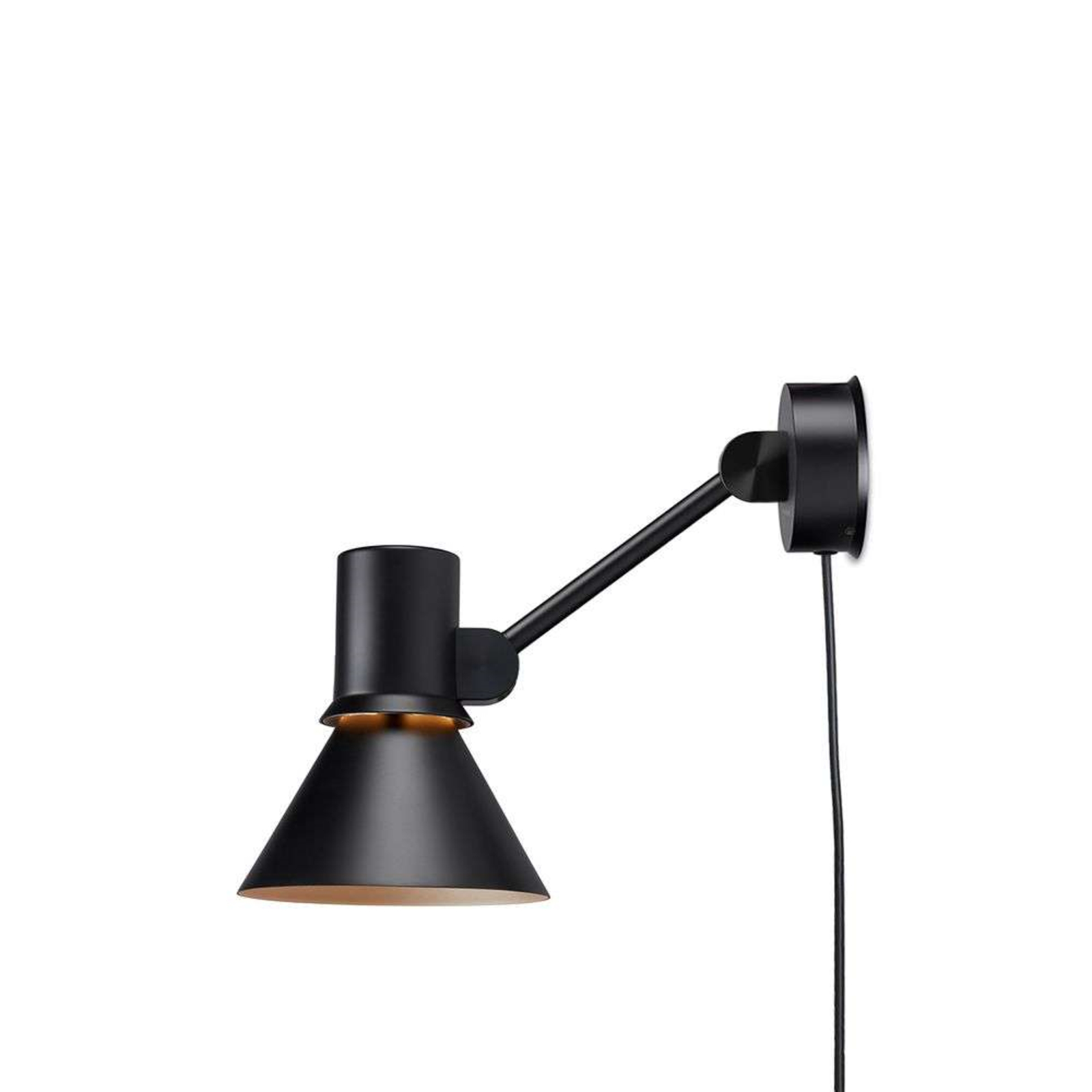 Type 80™ W2 Aplică de Perete w/Cablu Matte Black - Anglepoise