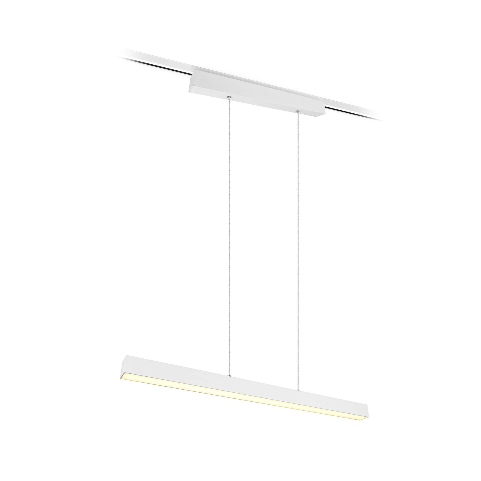 LED-Pendelleuchte Paros DUOline, balken, weiß matt
