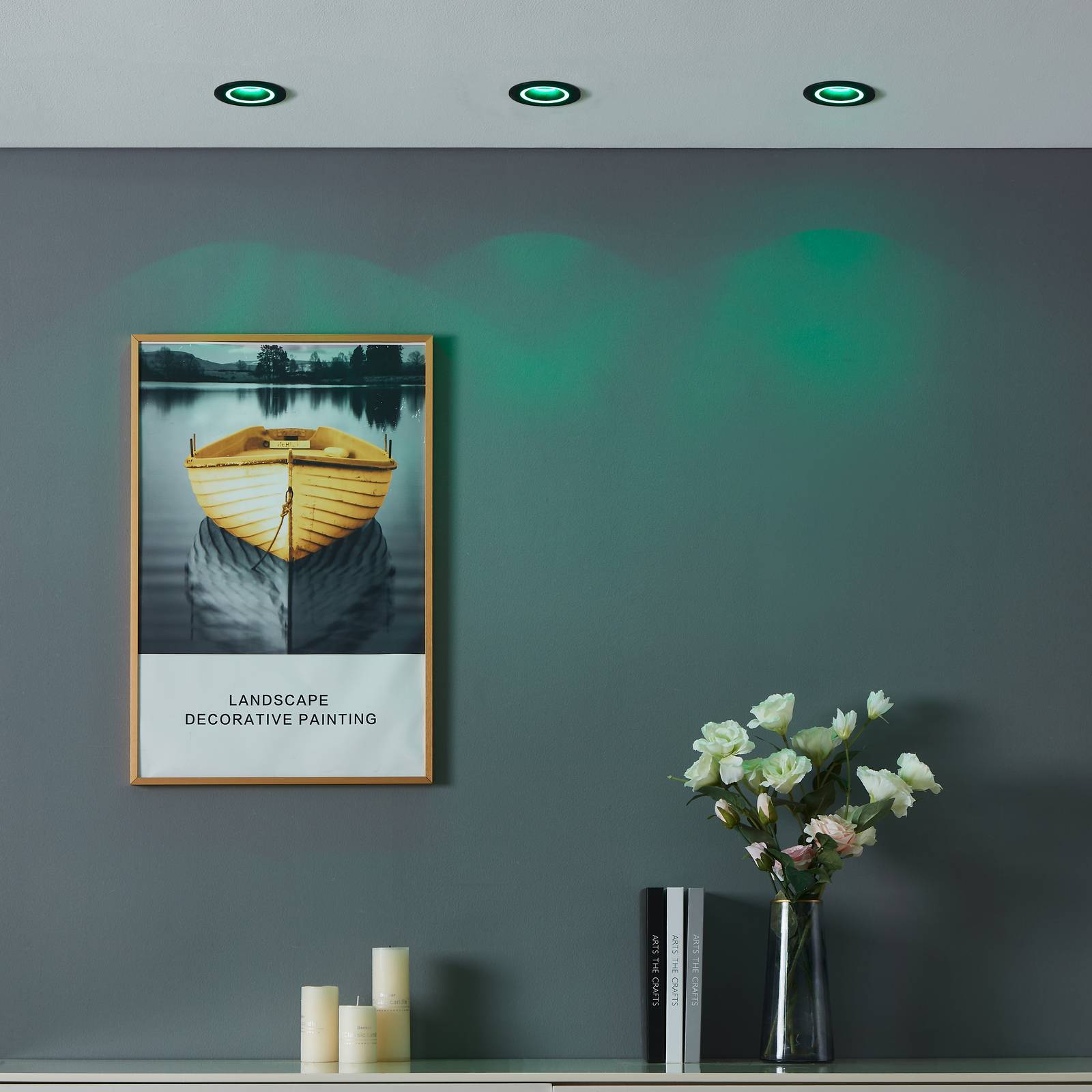 EGLO connect Inteligentna lampa LED Carosso-Z, Ø 9 cm, czarna
