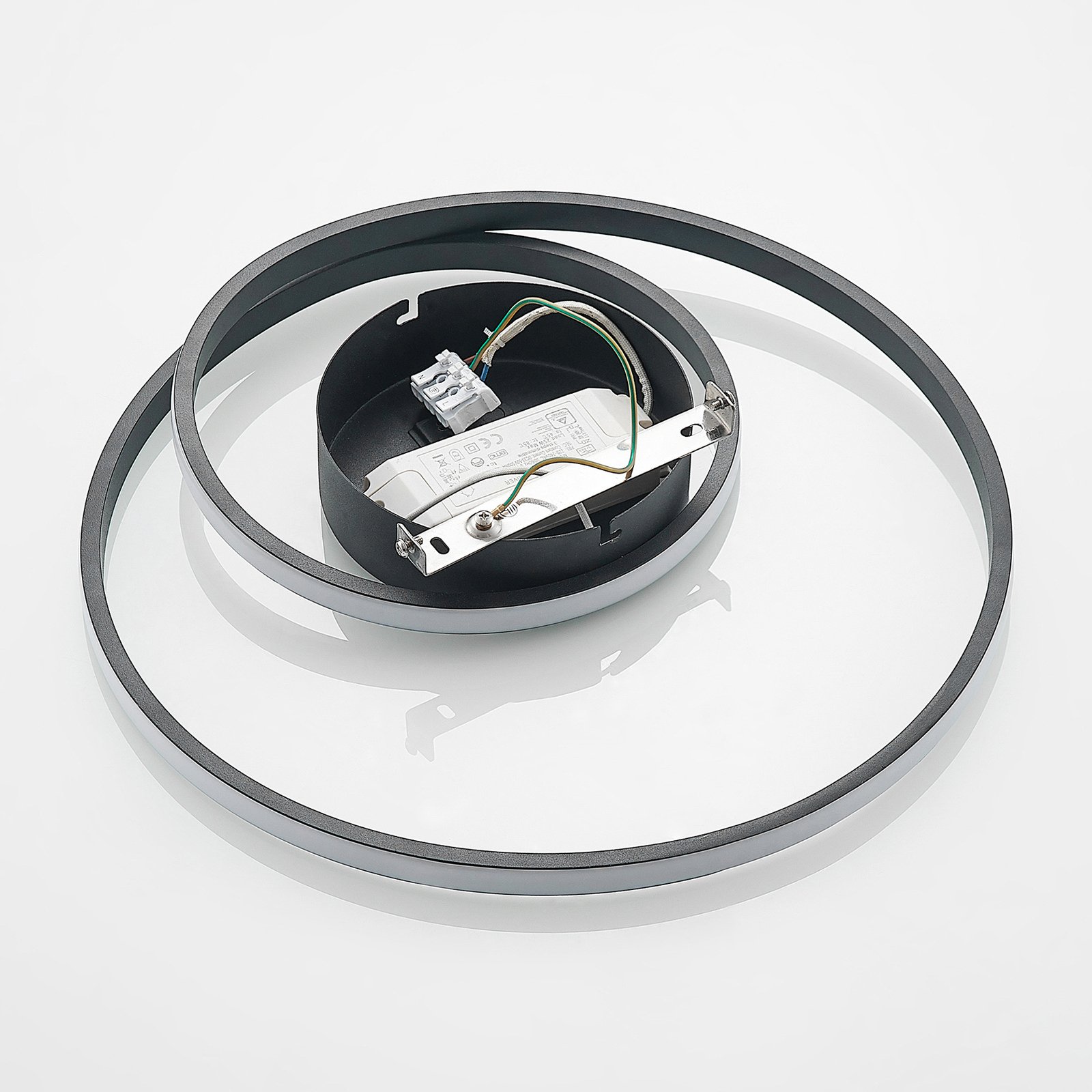 Youna LED Plafondlamp Black - Lindby