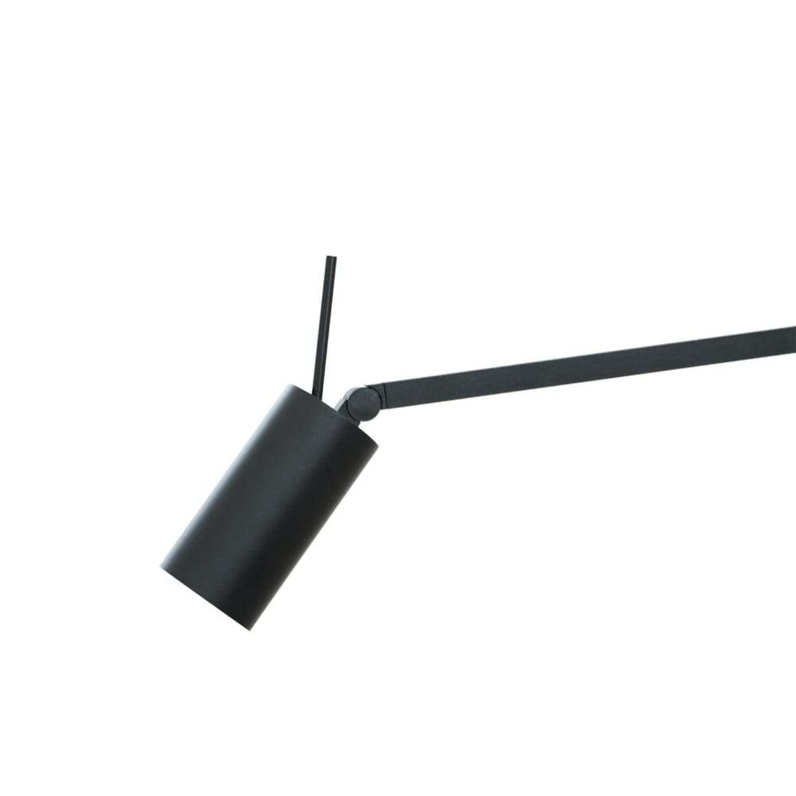 Swan Wall Lamp 2700K Matt Black - Nemo Lighting