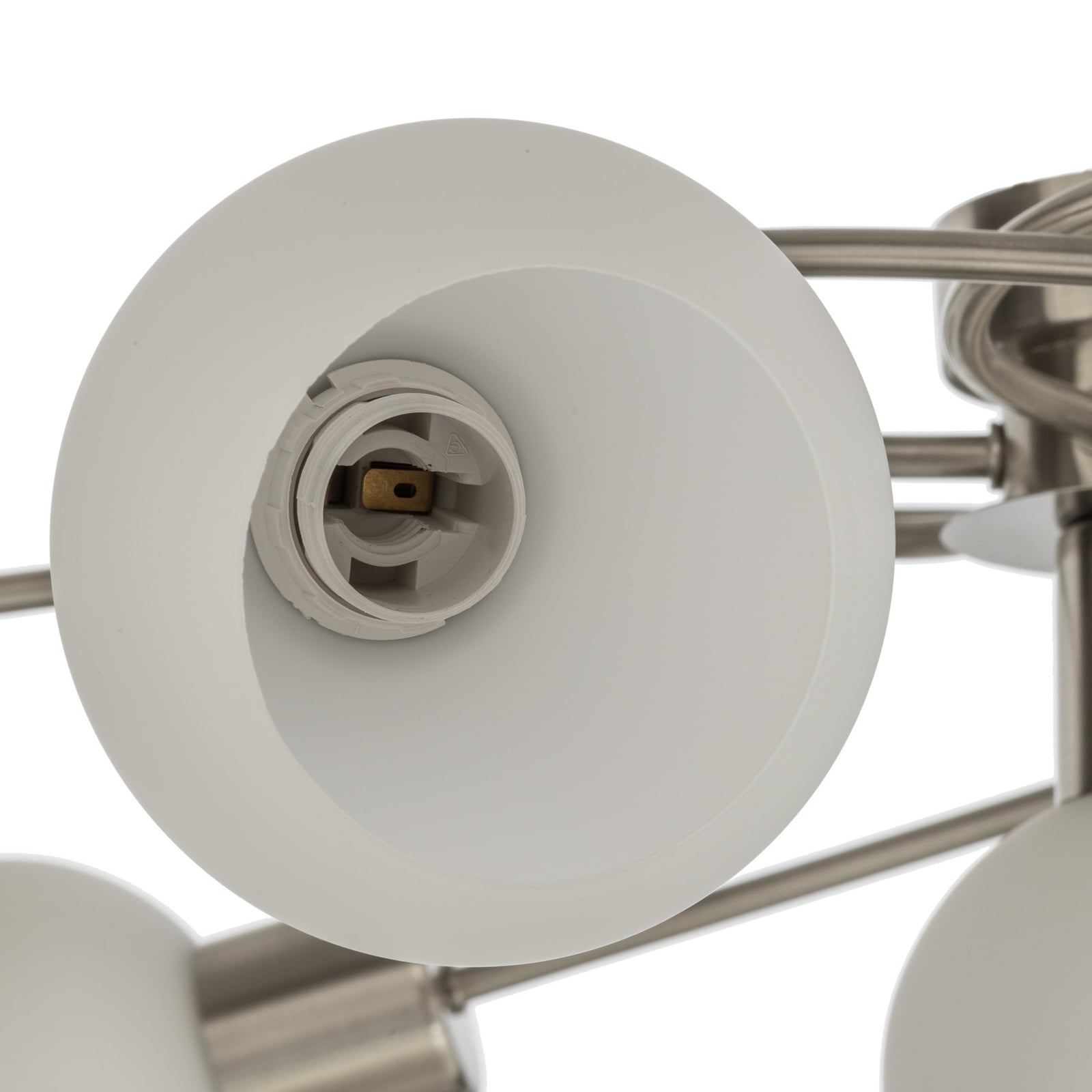 Ciala 7 Lampa Sufitowa White/Nickel - Lindby Ciala 7 Lampa Sufitowa White/Nickel - Lindby