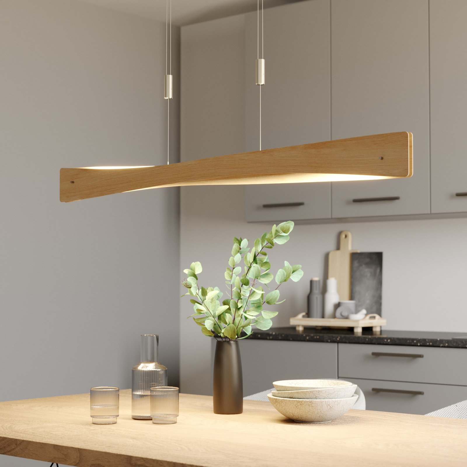 Lian Suspension Oak - Lucande