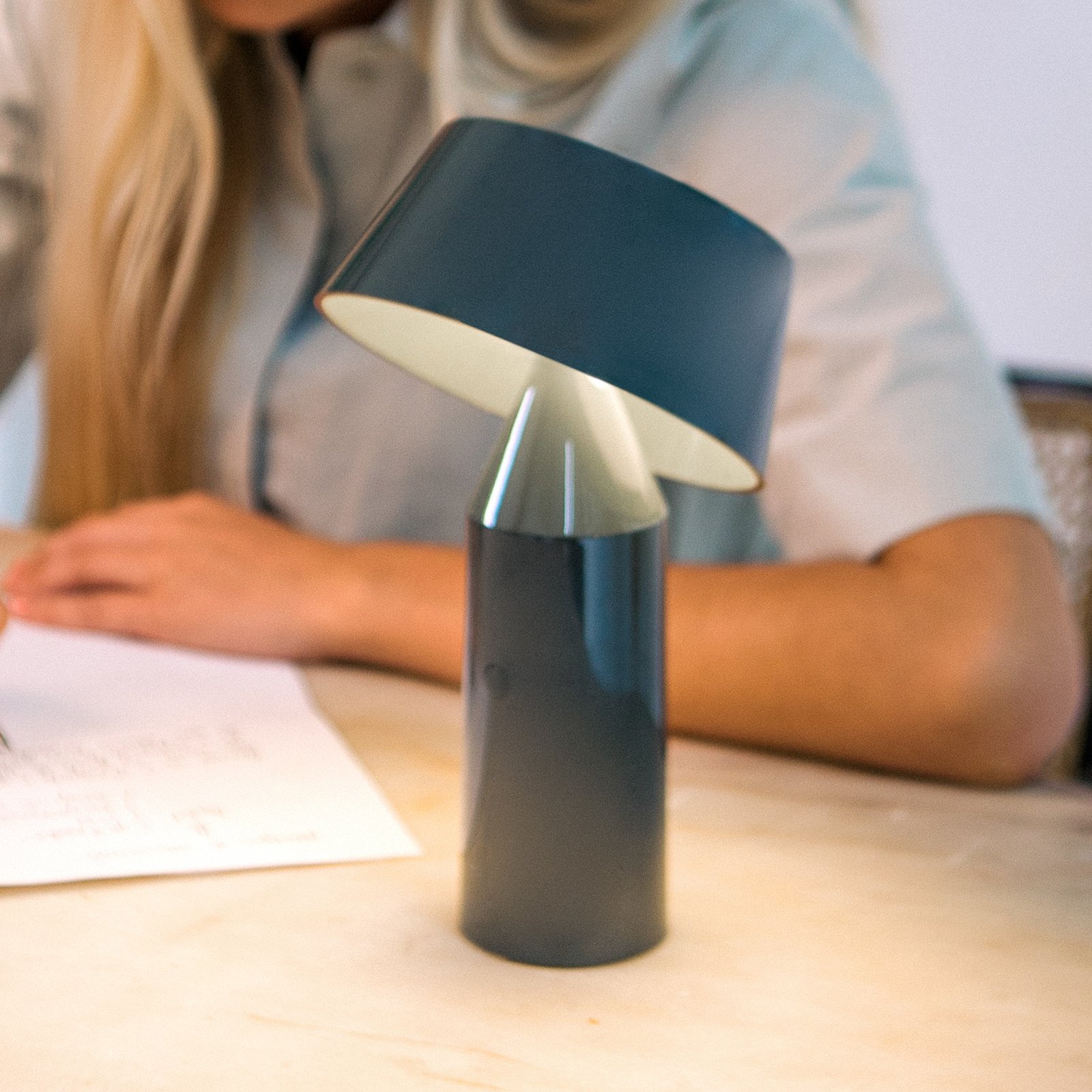Bicoca LED-Akku-Tischleuchte anthrazit - MARSET