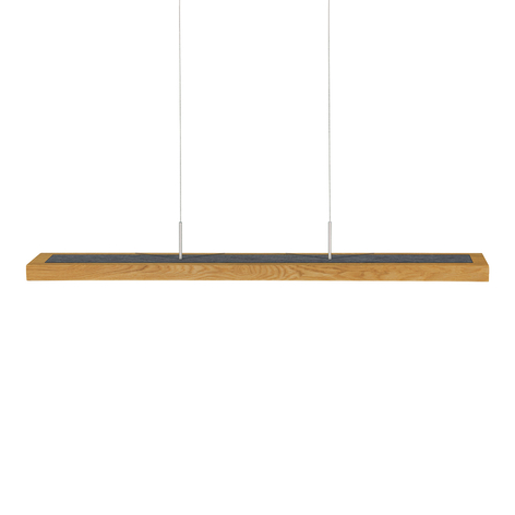 HerzBlut Dana Hängelampe Eiche geölt schiefer 90cm