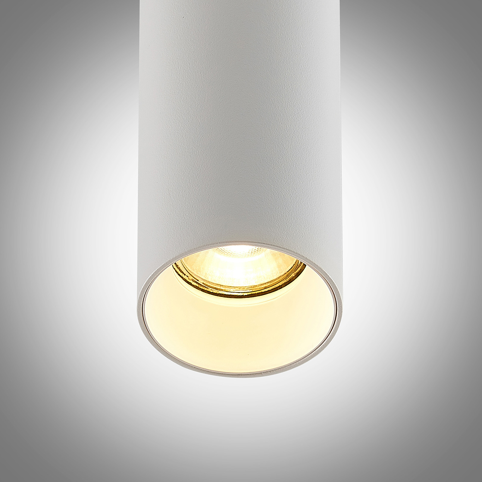 Arcchio Ejona hanglamp, hoogte 15 cm, wit