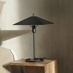 ferm LIVING Stolná lampa Filo, čierna, hranatá, železo, 43 cm