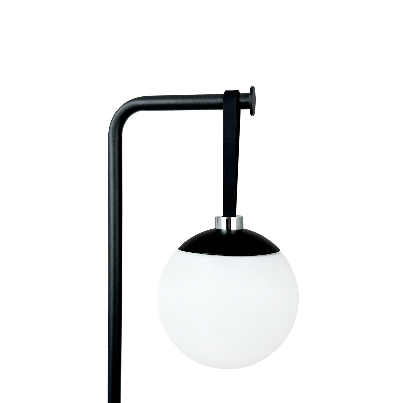 Dyberg Larsen LED-akutoitel töötav dekoratiivlamp Odin, must/valge, IP44 Dyberg Larsen LED-akutoitel töötav dekoratiivlamp Odin, must/valge, IP44