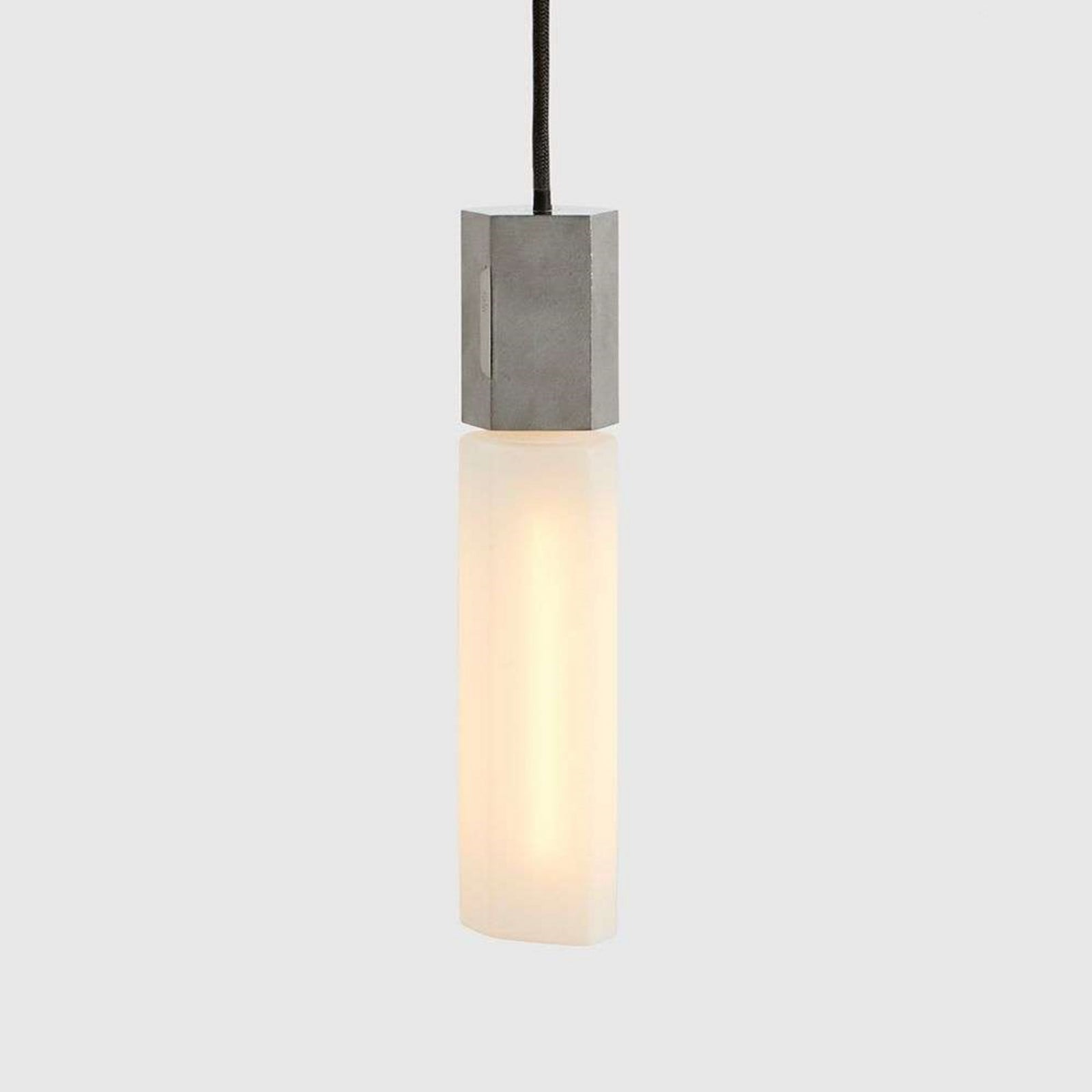 Basalt Single Taklampa Stainless Steel Tala - K&ouml;k - Metall