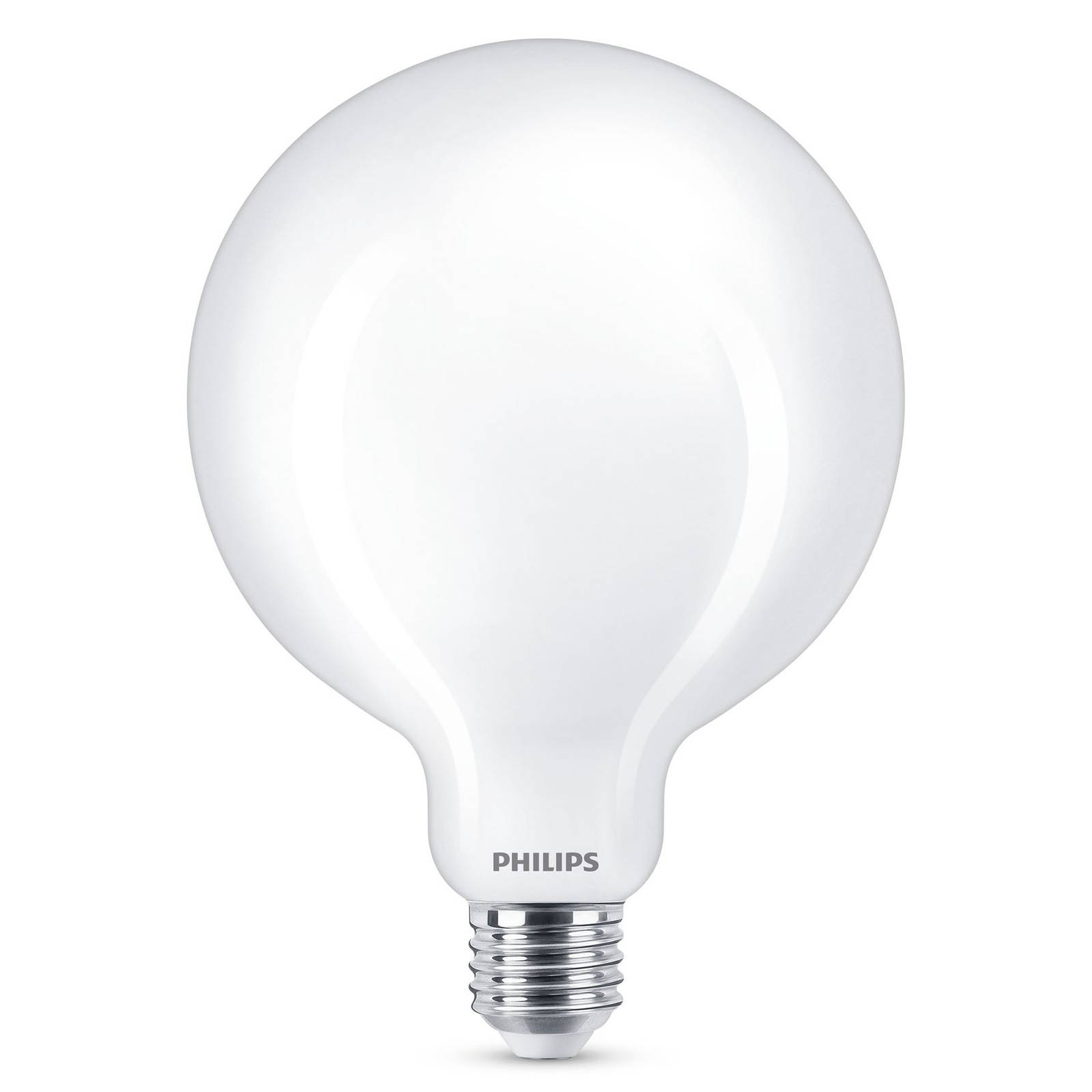 Philips LED Classic globe E27 G120 8,5W satinato, E27, 8.5 W, classe energetica: E, lunghezza: 17.7 cm