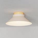 Moharras ceiling light, sand with wooden detail