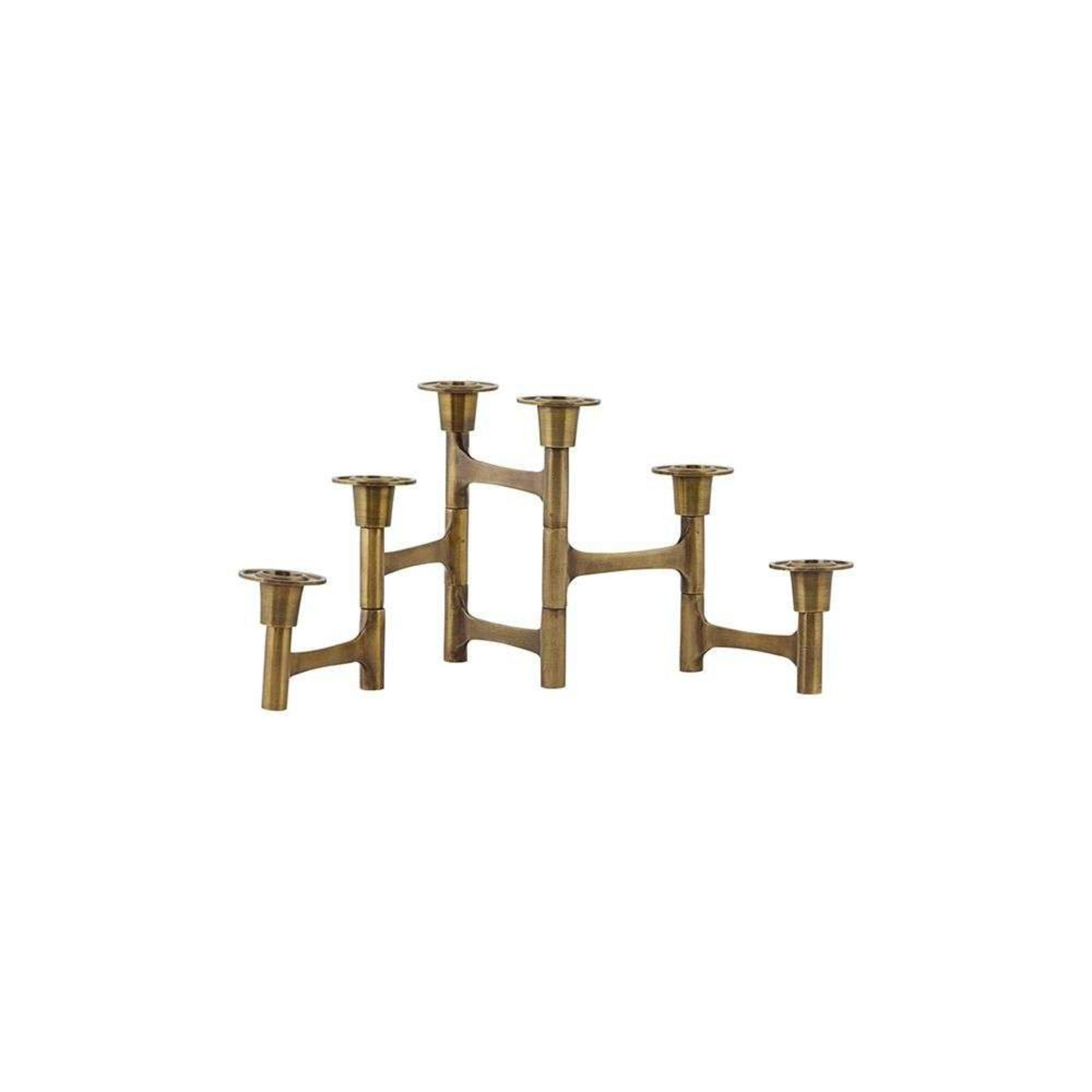 Move 6 Chandelier Svícen Brass - House Doctor