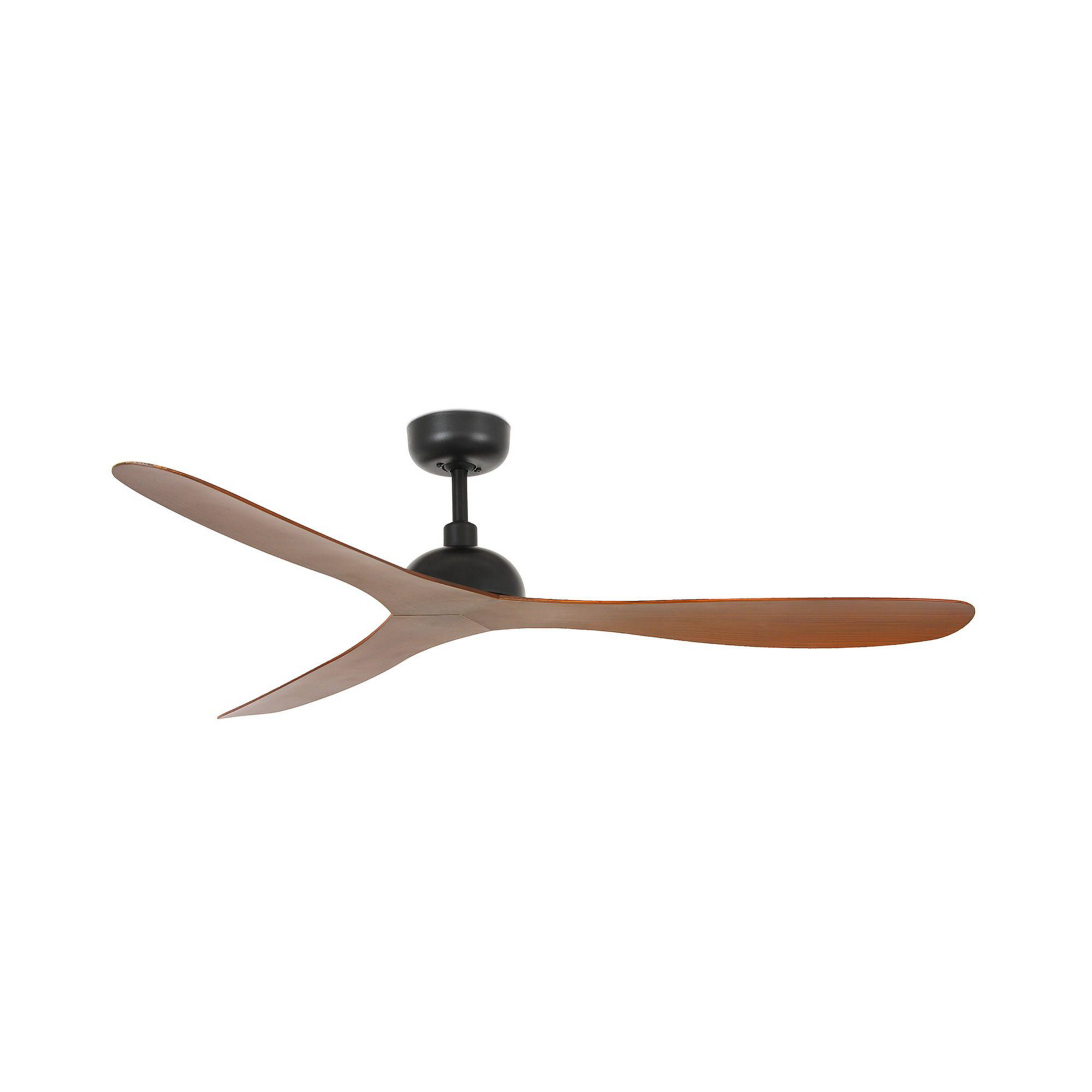 Stropný ventilátor Gotland, DC, čierna/drevo tmavá