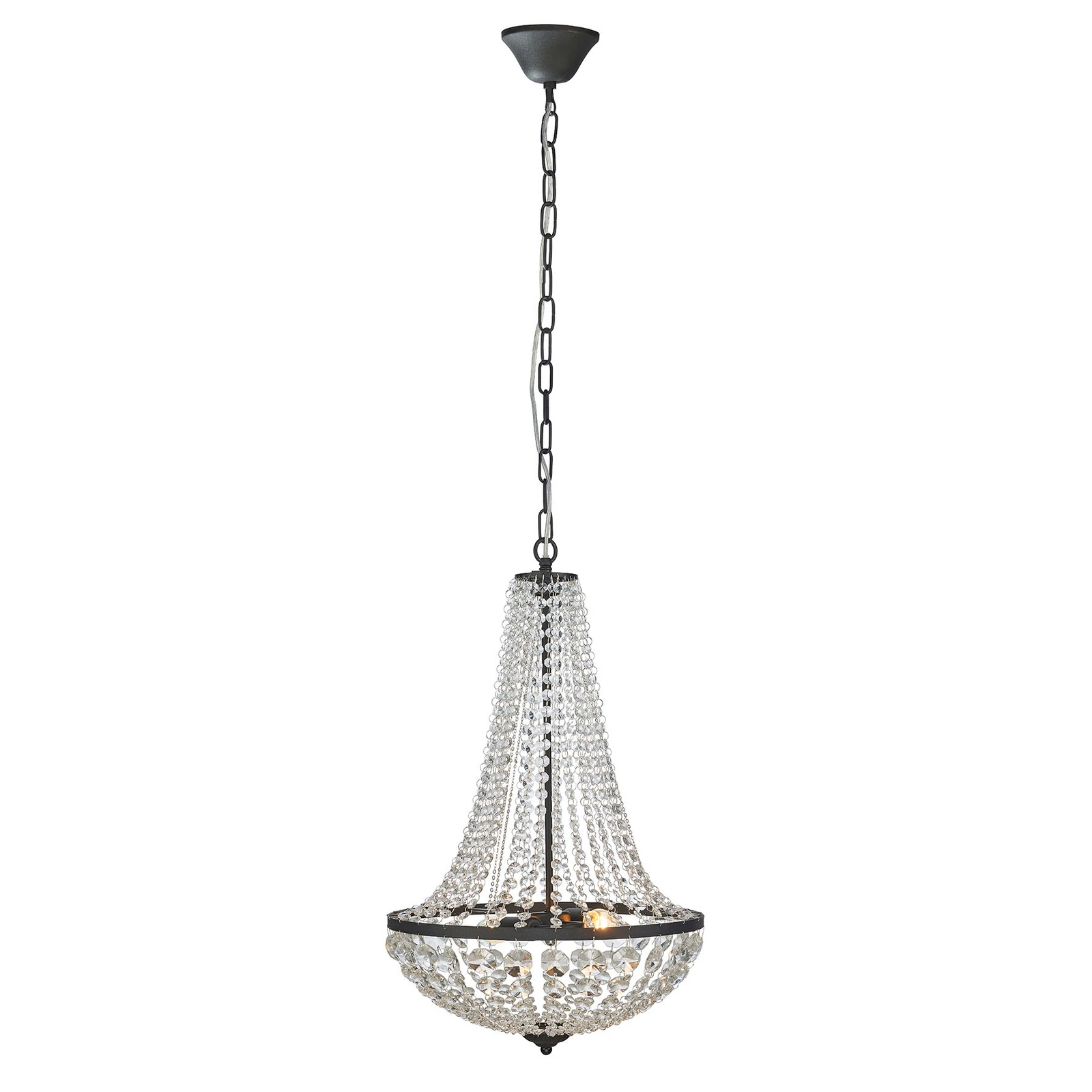 Lampadario GRÄNSÖ, nero, IP20, Ø 40 cm