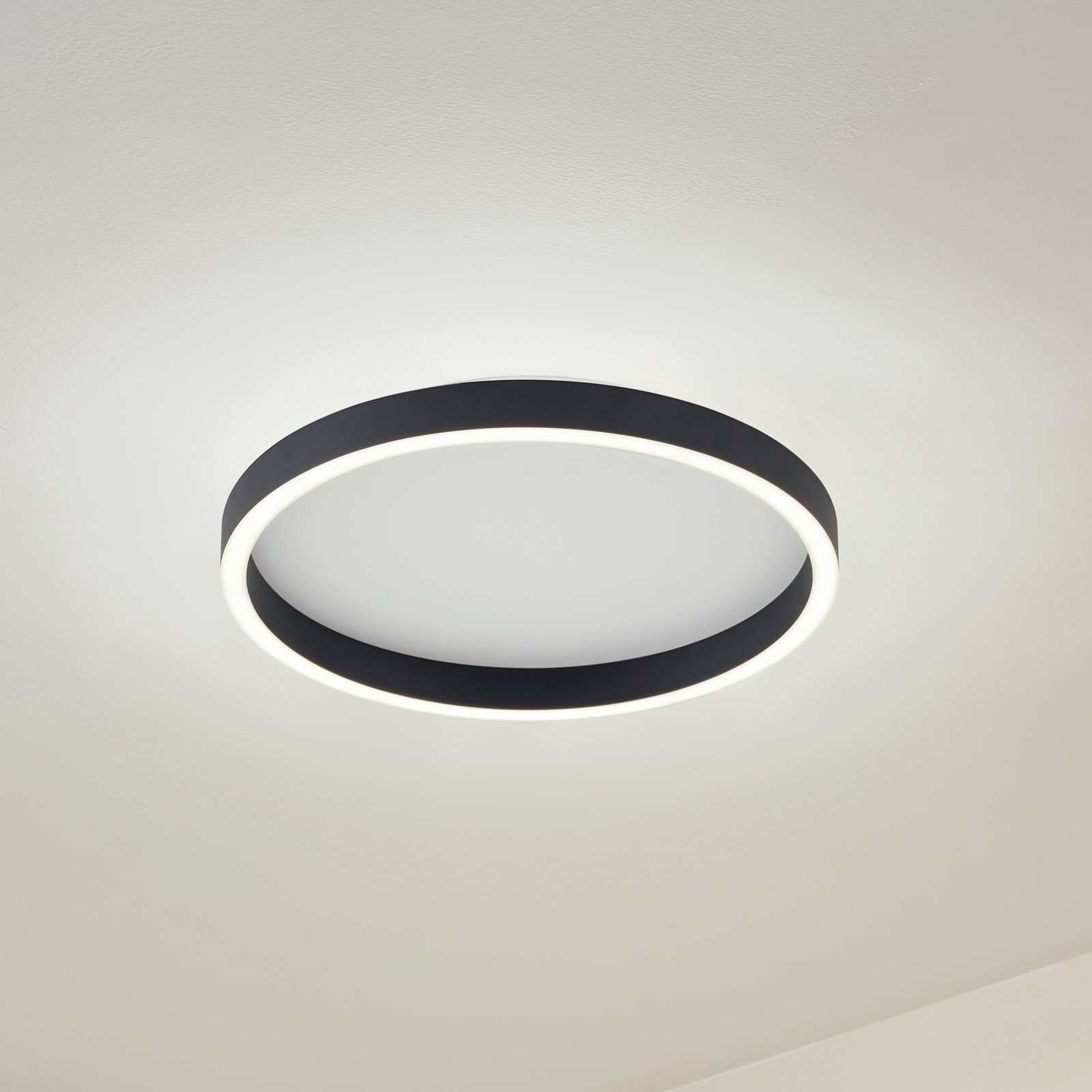 Rotundo plafonieră LED dimabilă Negru - Lucande