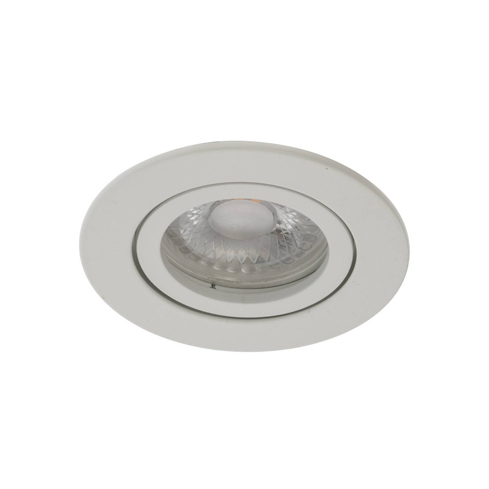 BRUMBERG Einbaustrahler Tirrel-R GU10-Fassung, weiß matt