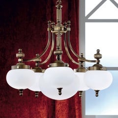 Elegante lámpara de 6 luces DELIA