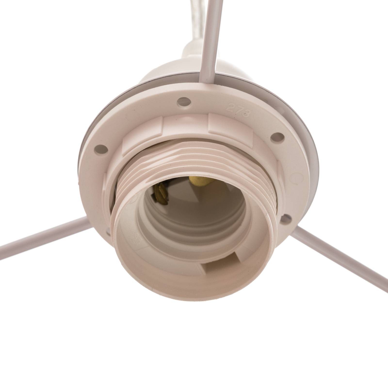 Lampa wisząca Cello, szara/różowa