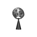 Melt Cone Fat Veioză Silver/Black - Tom Dixon