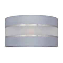 Paralume Helen E27 Ø40/altezza 20 cm grigio/argento
