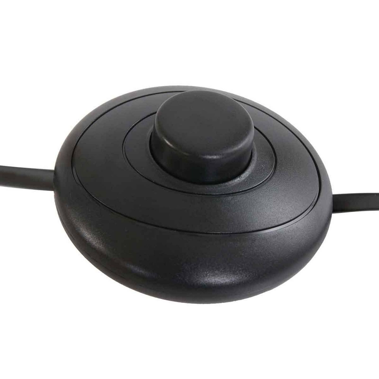 Lampa stojąca Oeroe, 2-punktowa, czarna, metal, E14