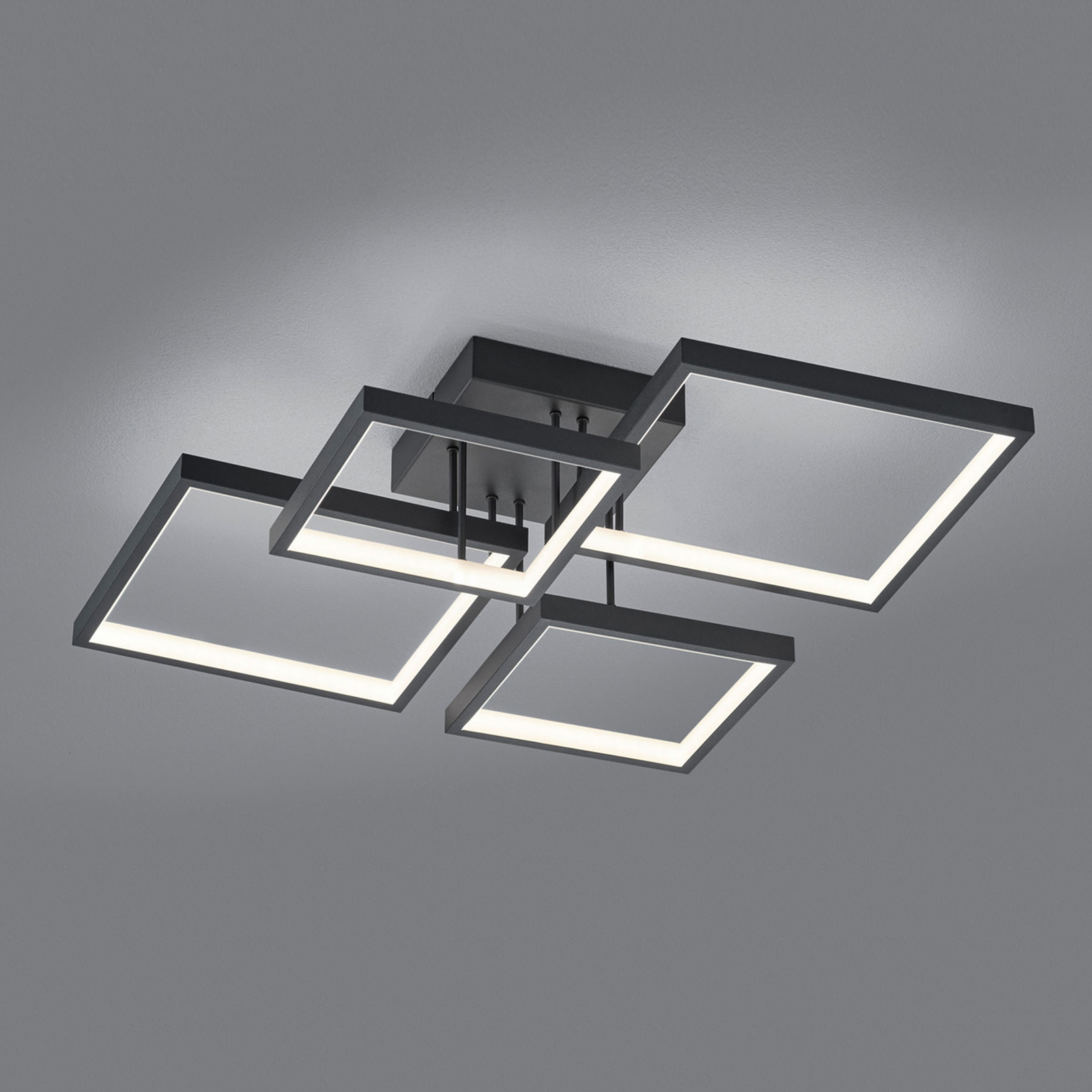 LED ceiling light Sorrento 52x52cm, dimmable