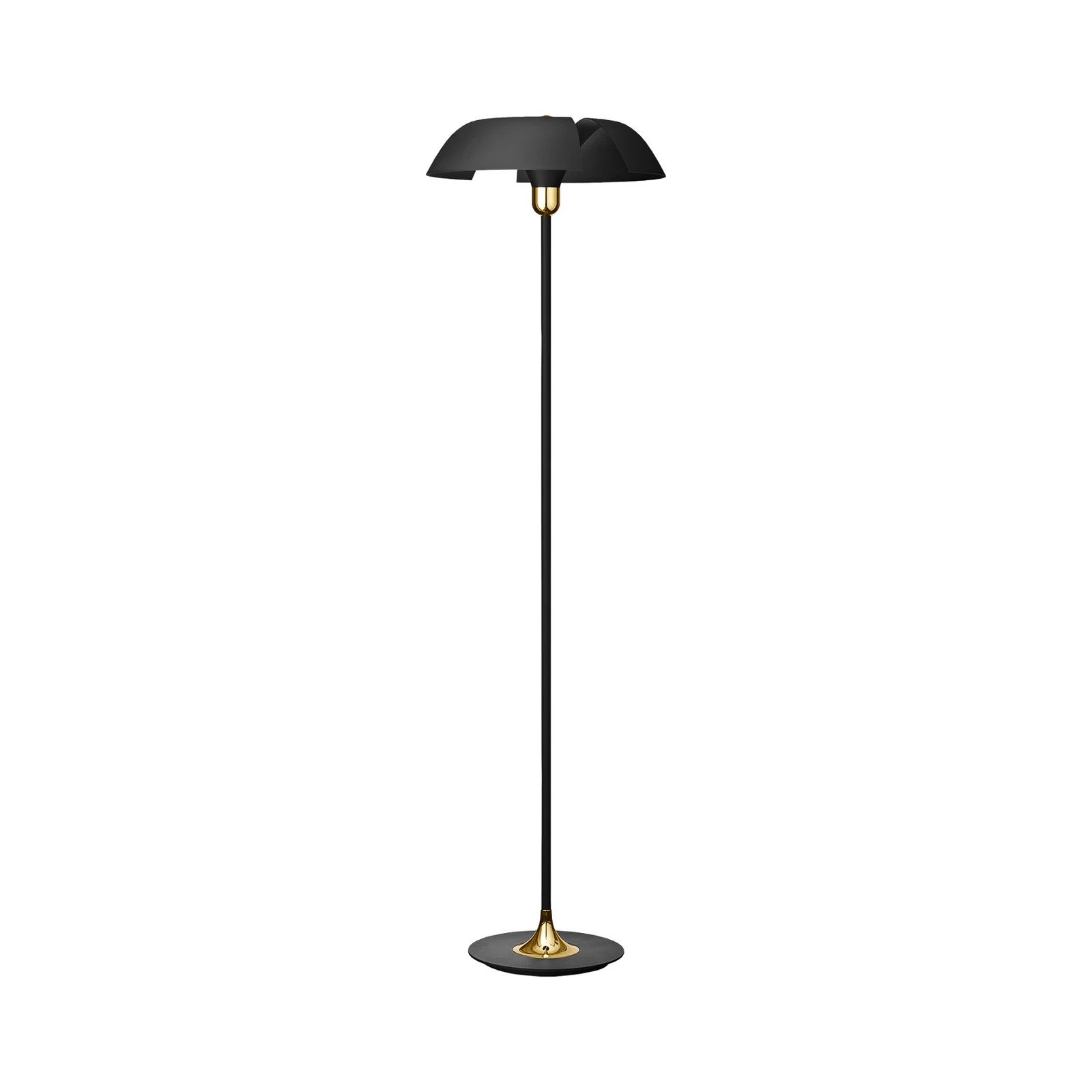 AYTM Candeeiro de pé Cycnus, preto, ferro, altura 160 cm, E27