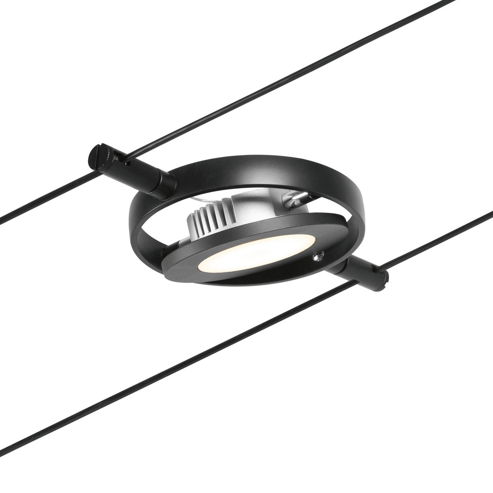 Paulmann Wire RoundMac LED-Seilsystem 5-fl schwarz