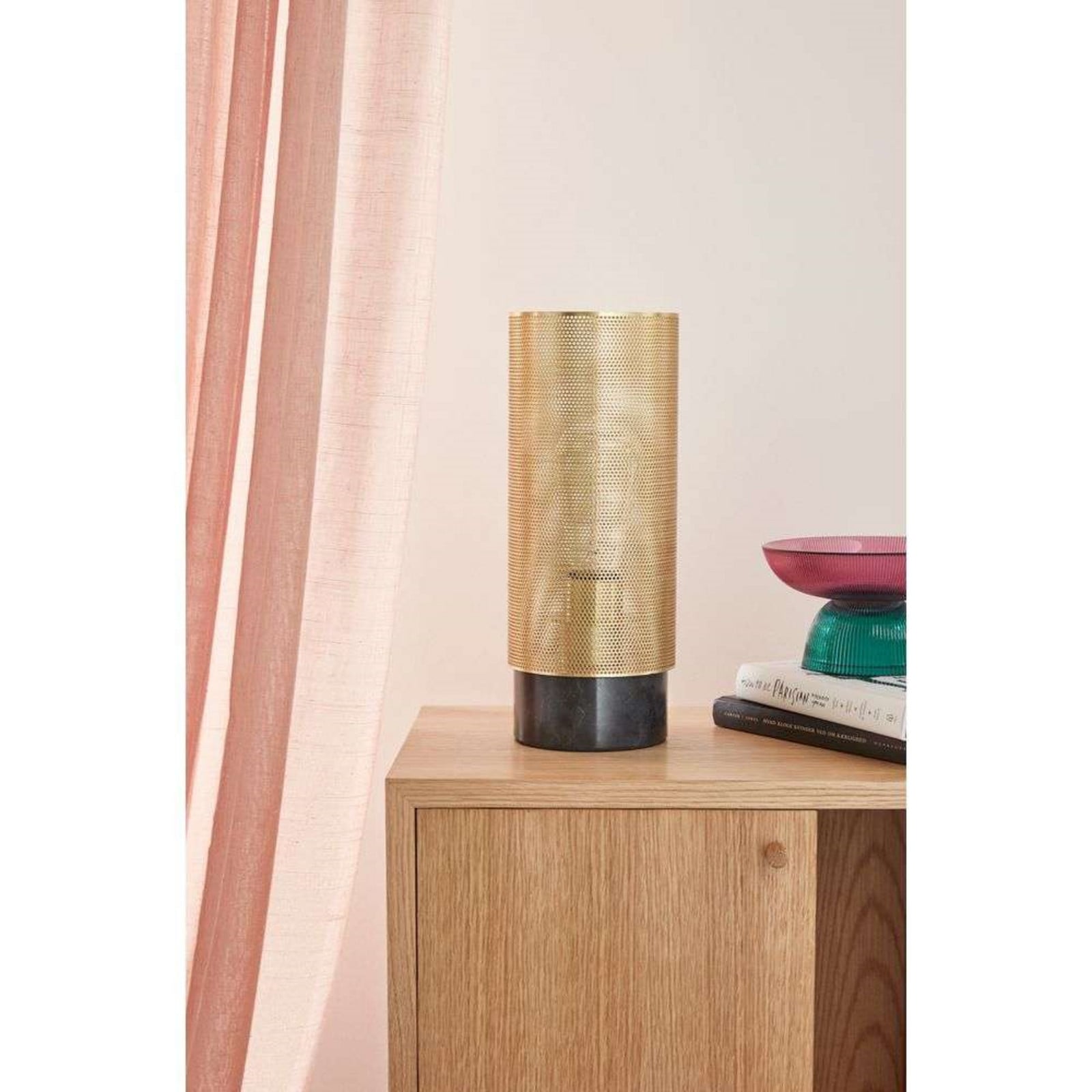 Edge Bordlampe Brass/Black Hübsch - Stue - Metal