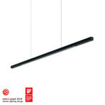 Luminária suspensa Linetik LED da Zumtobel preto 4.000K