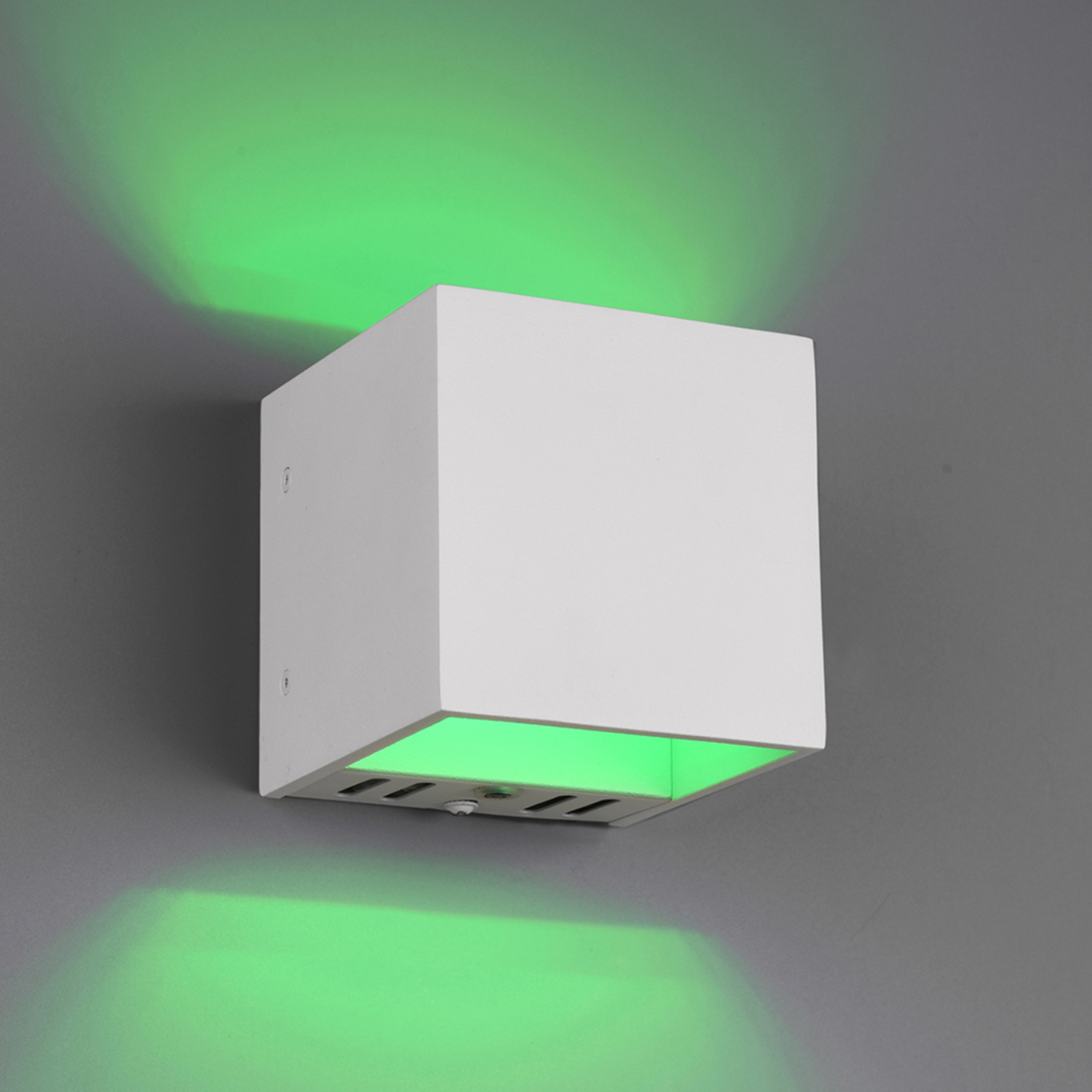 Trio WiZ Figo smart LED-vegglampe, matt hvit