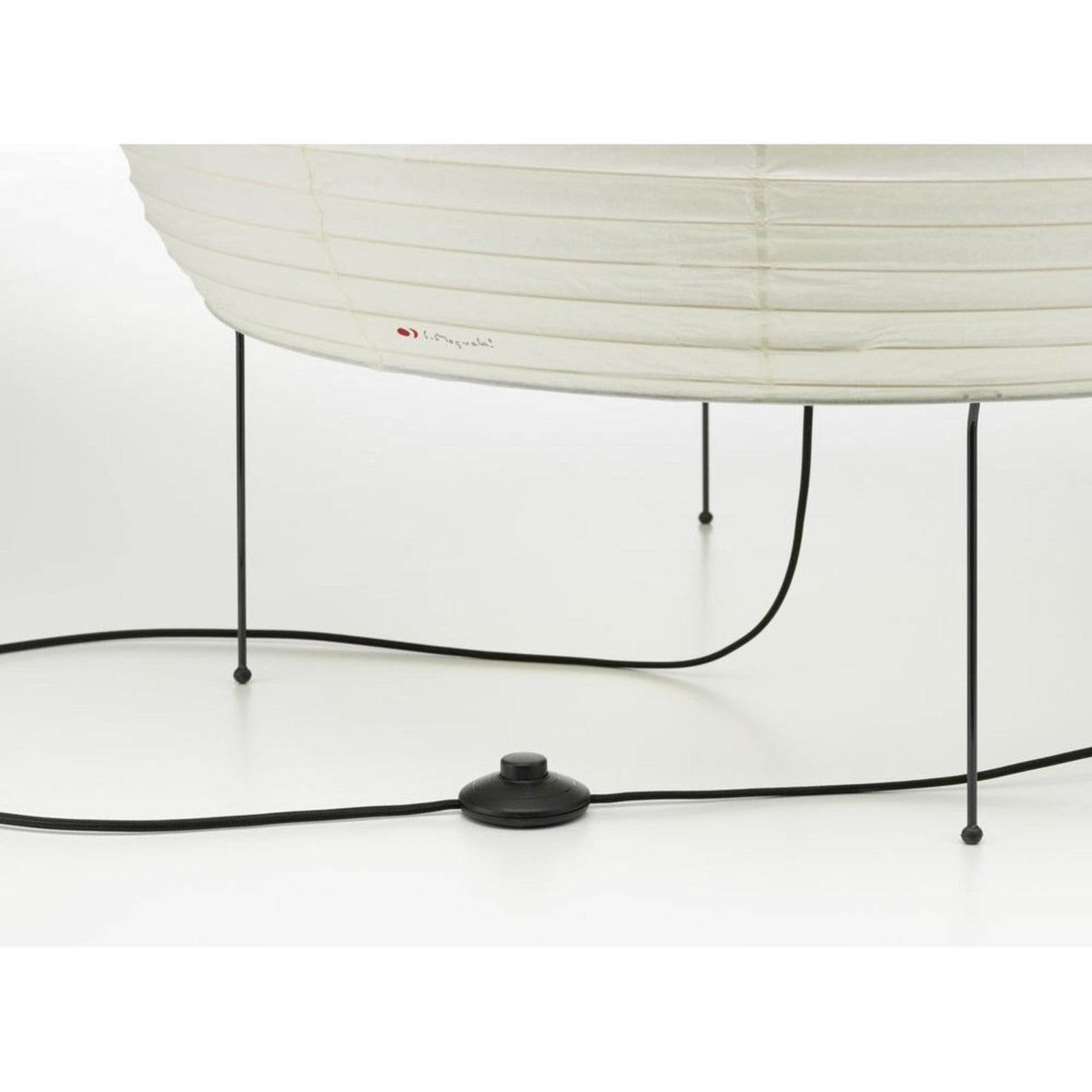 Akari 25N Stehleuchte Vitra - Wohnzimmer - Papier / Karton