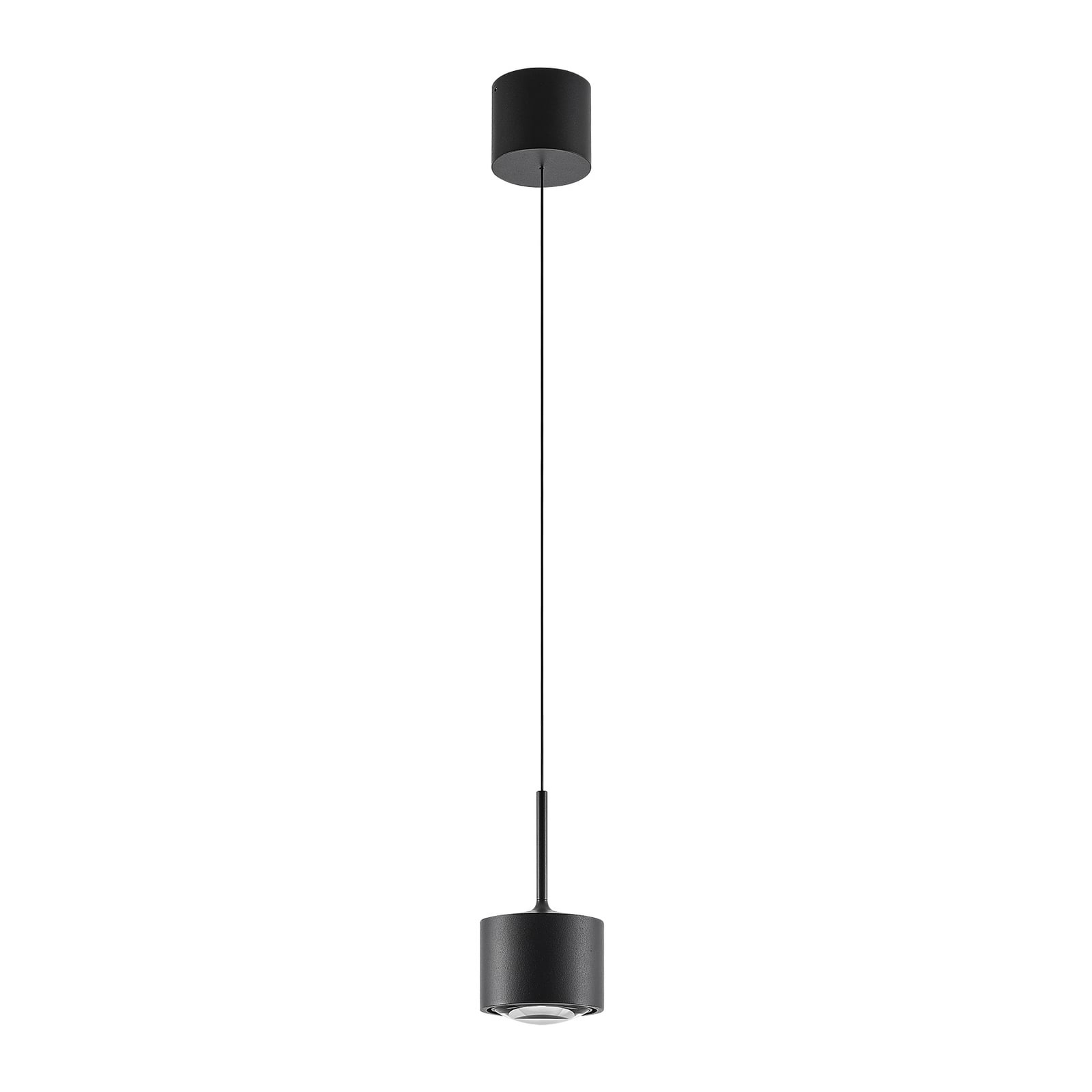 LED-Hängeleuchte MAG MINI, schwarz, Ø 9 cm, CCT, dim, Metall