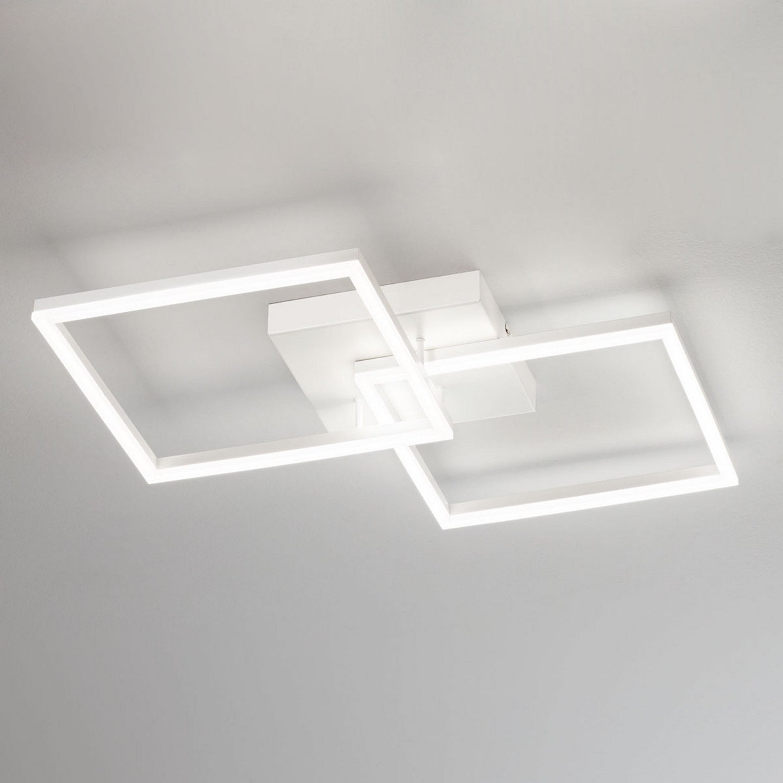 Fabas Luce Plafonieră LED modernă Bard pe alb - Camera de zi / sufragerie - Metal