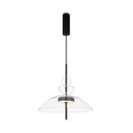 Maytoni LED pendant light Bangkok, Ø 40 cm, clear, glass