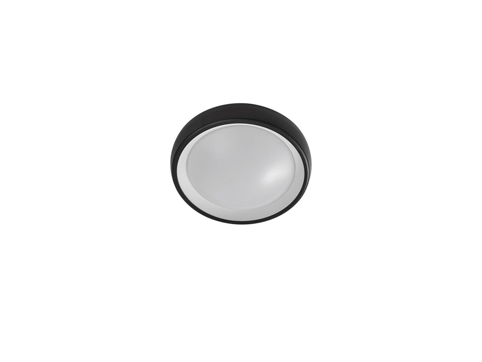 Niniel Round LED Kültéri Mennyezeti Lámpa Black/White - Lindby