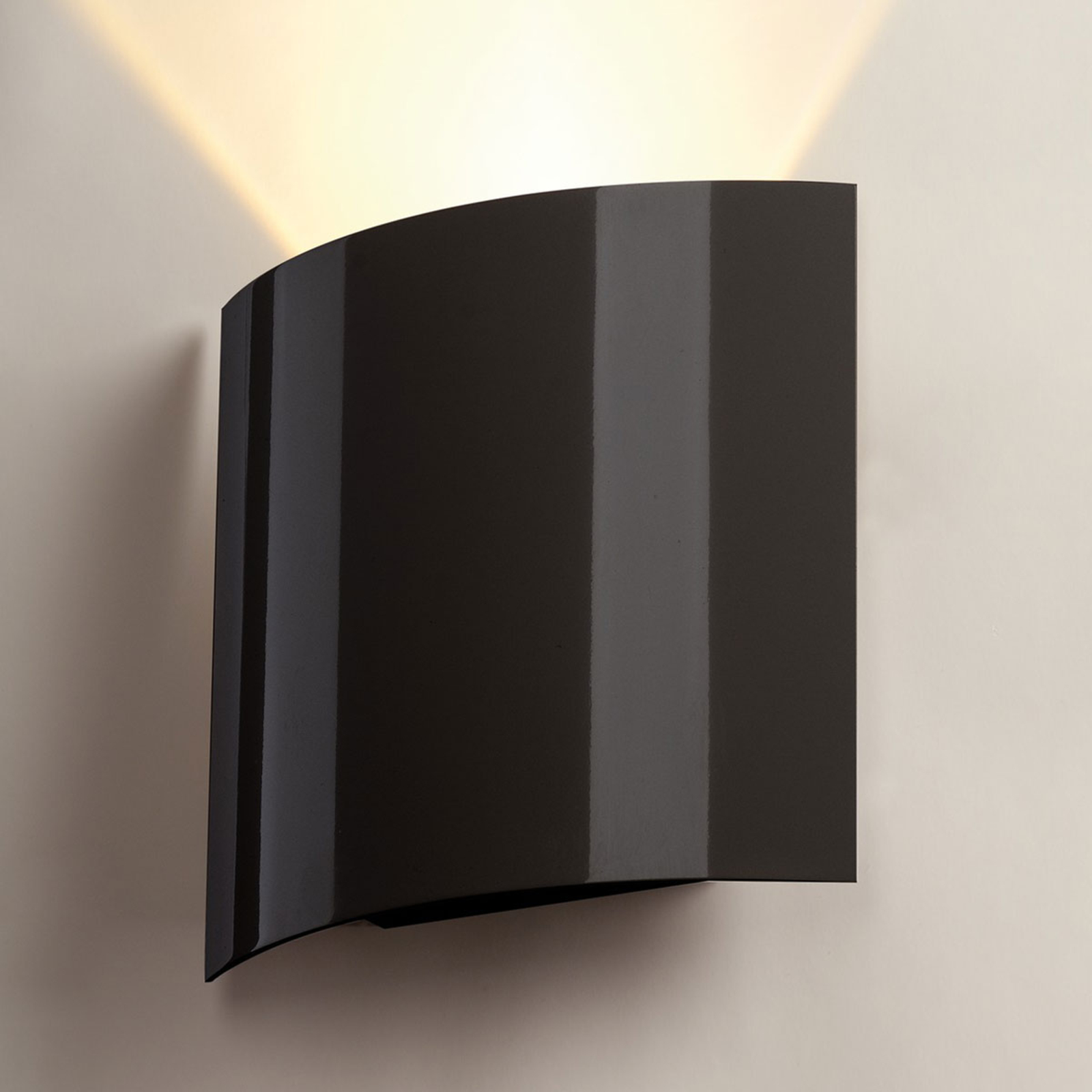 SLV Sail LED-vegglampe, 1 lyskilde, 20 cm, svart