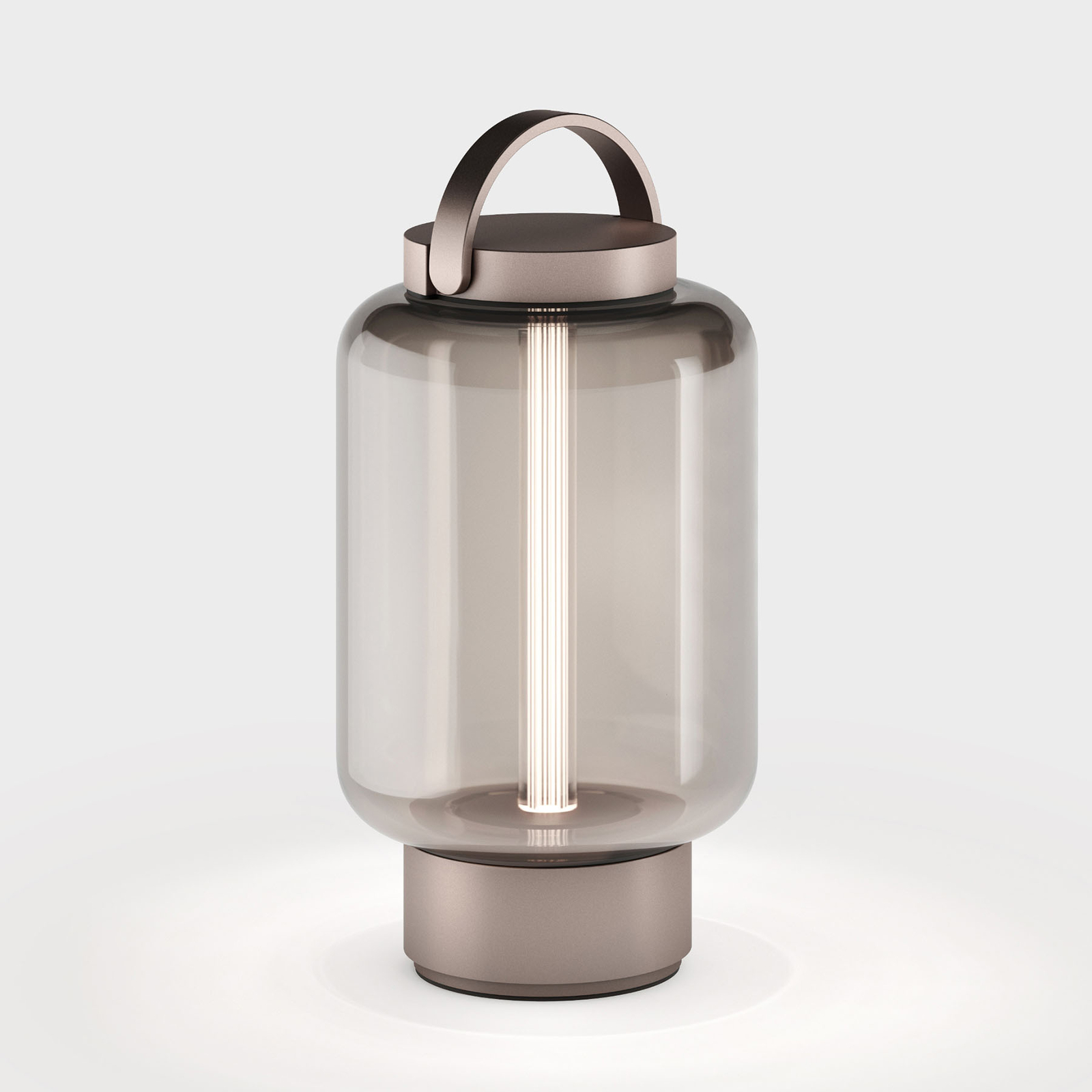 IP44.de Qu LED na batérie stmievateľ. bright bronz