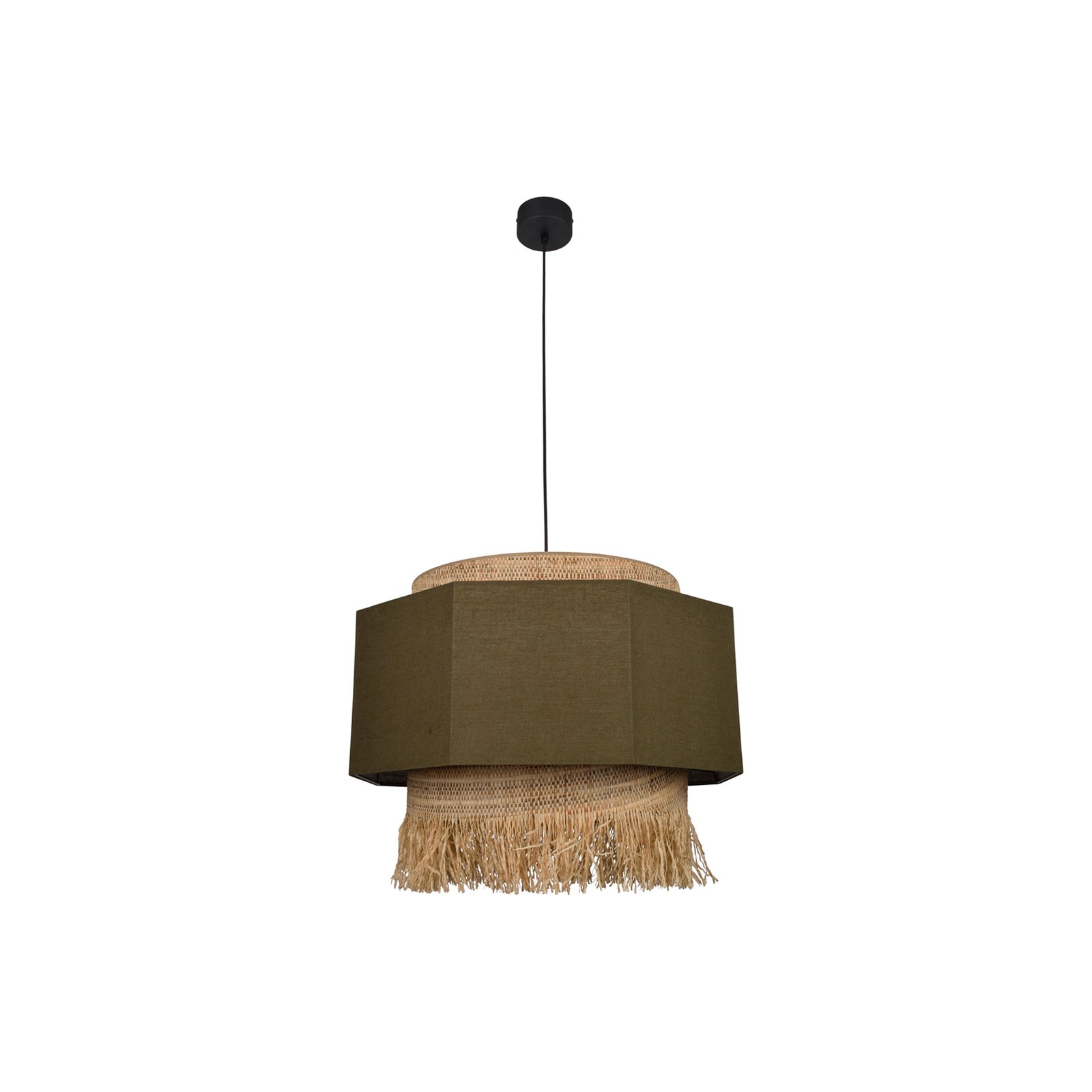 Marrakech Hängeleuchte, 60x46cm, khaki - MARKET SET