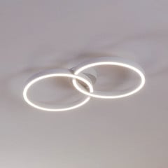 Armandolo Plafoniera LED, bianco, lunghezza 67 cm, CCT, RGB