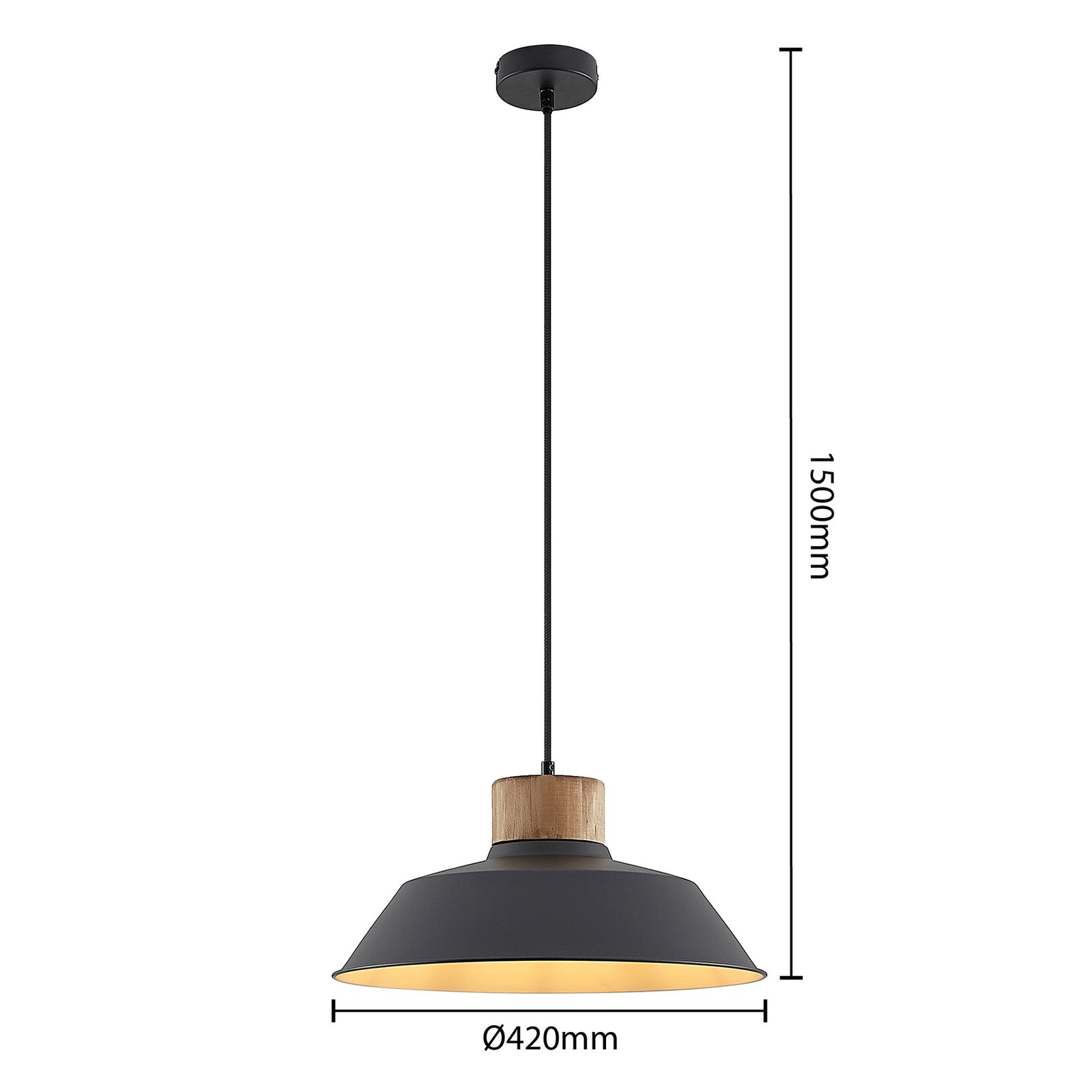 Nefeli Závěsné Světlo Black - Lindby