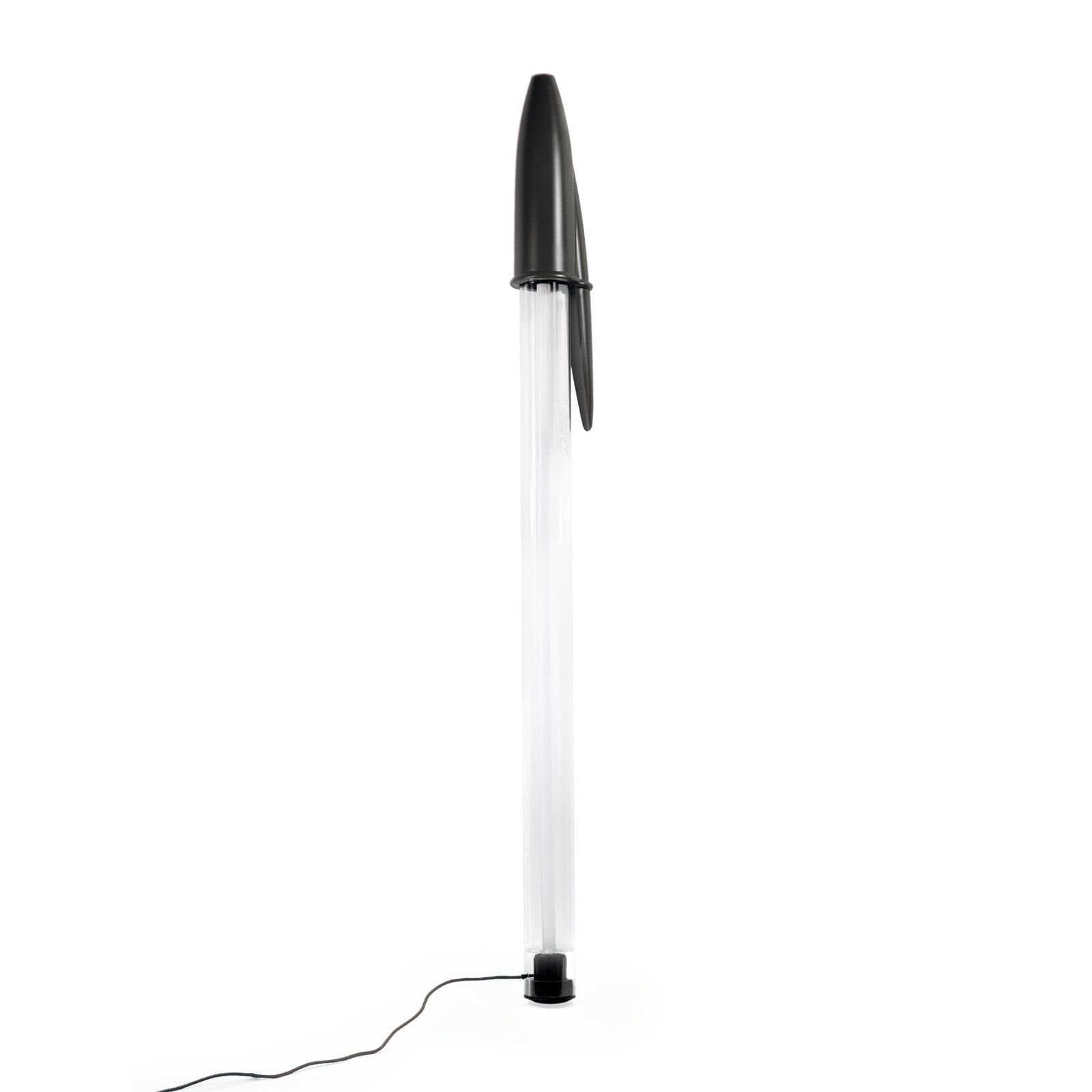 SELETTI LED hanglamp BIC, zwart, lengte 173 cm