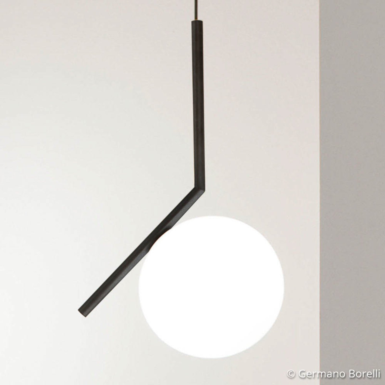 IC S1 Pendelleuchte Matt Schwarz - Flos