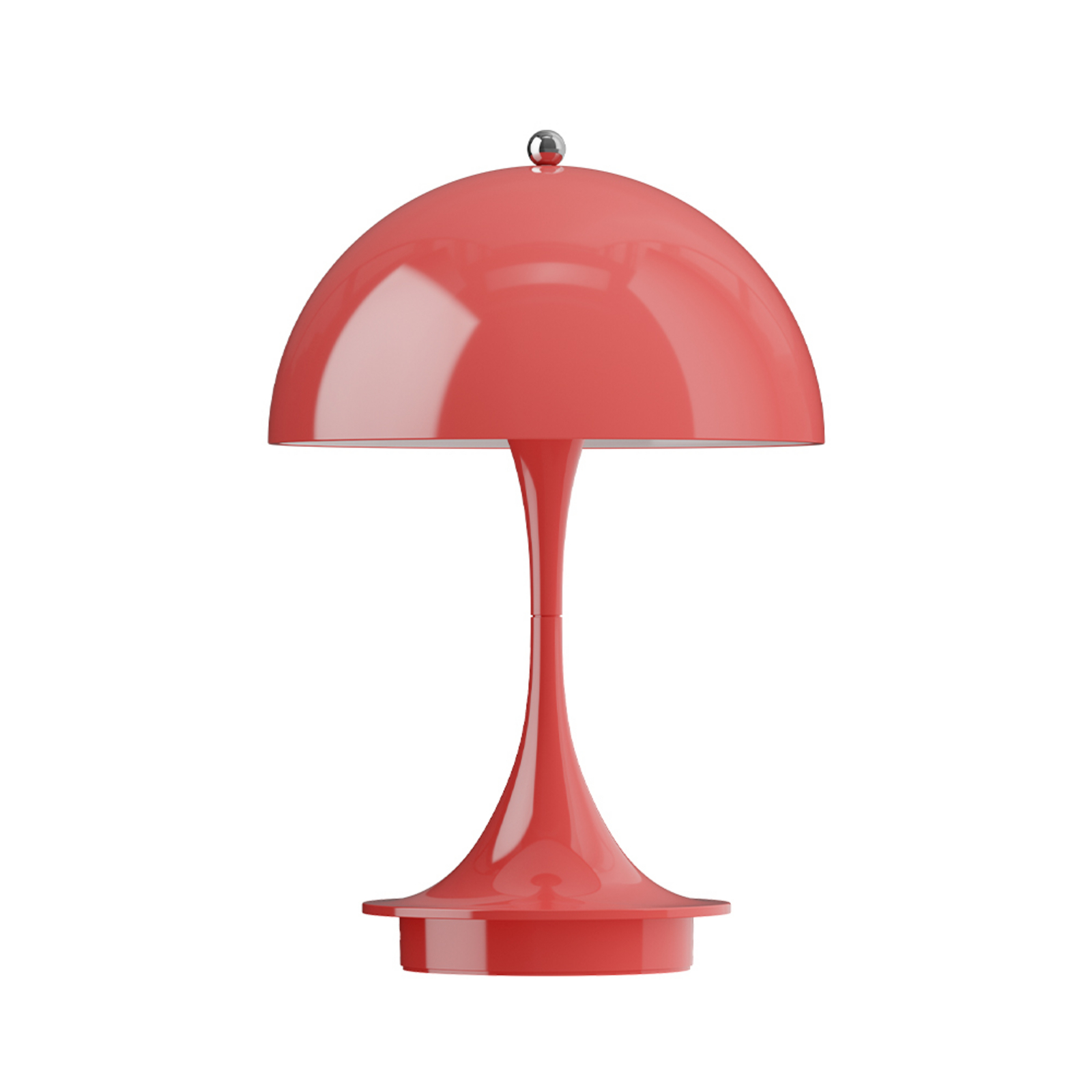 Panthella 160 Portable Table Lamp V3 Opaque Coral - Louis Poulsen