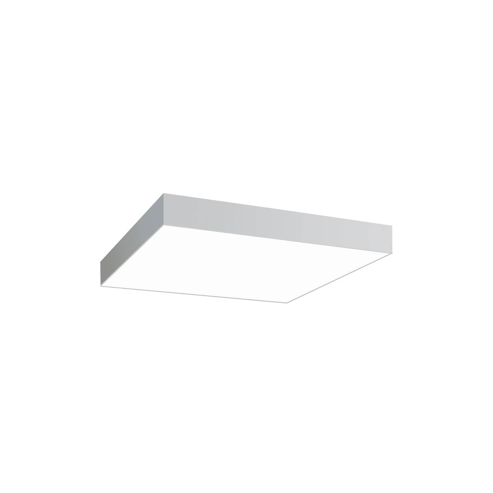 BRUMBERG LED-Deckenlampe Biro Square, on/off, silber, 4.000K