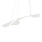 FLOS Almendra Organic hanging light 3-bulb short white
