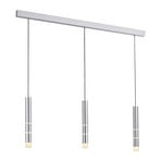 Vega LED-Hängeleuchte, drei Zylinder, alu - PURE