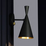 Tom Dixon Beat Wall applique, noire/laiton