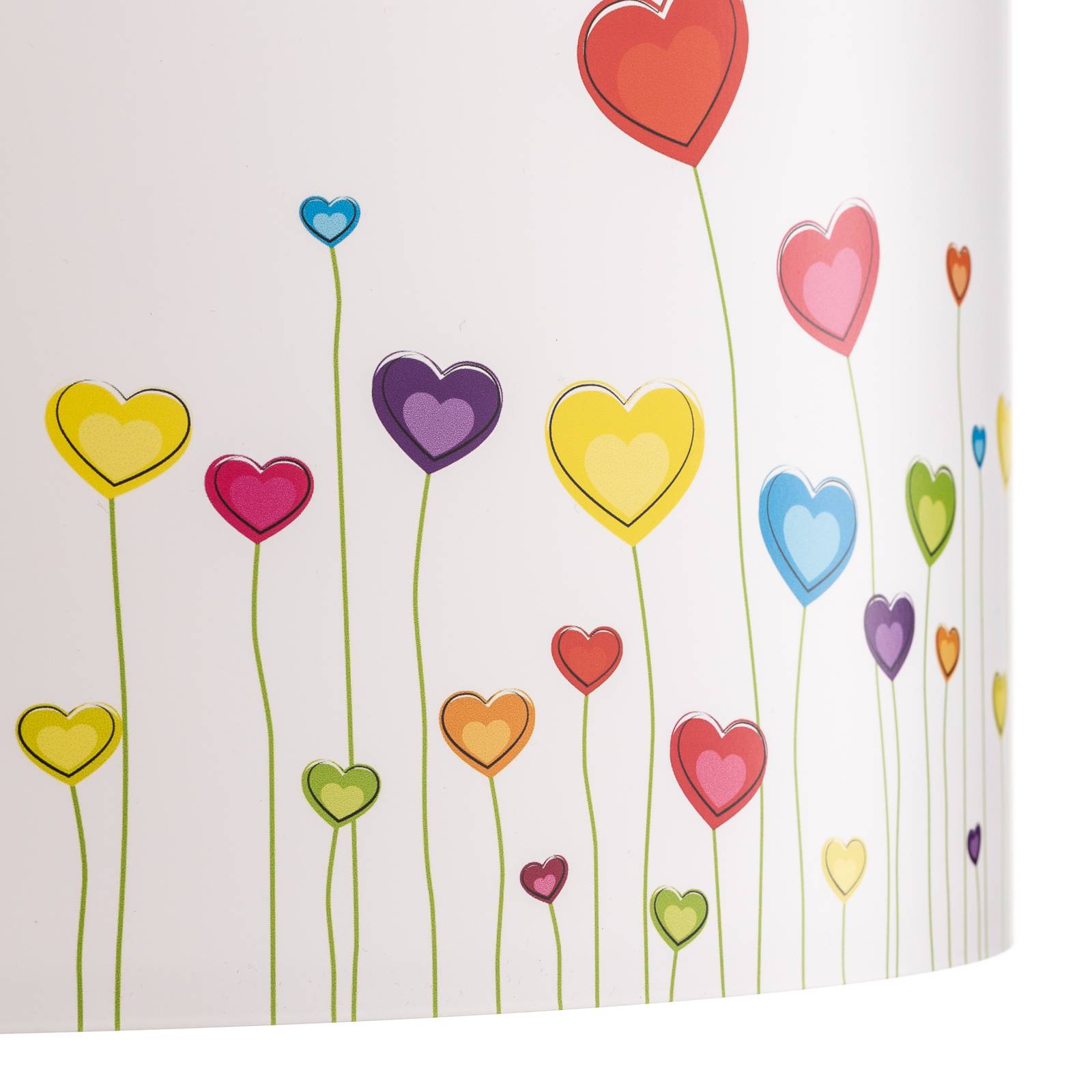 Lampa wisząca dziecięca Hearts